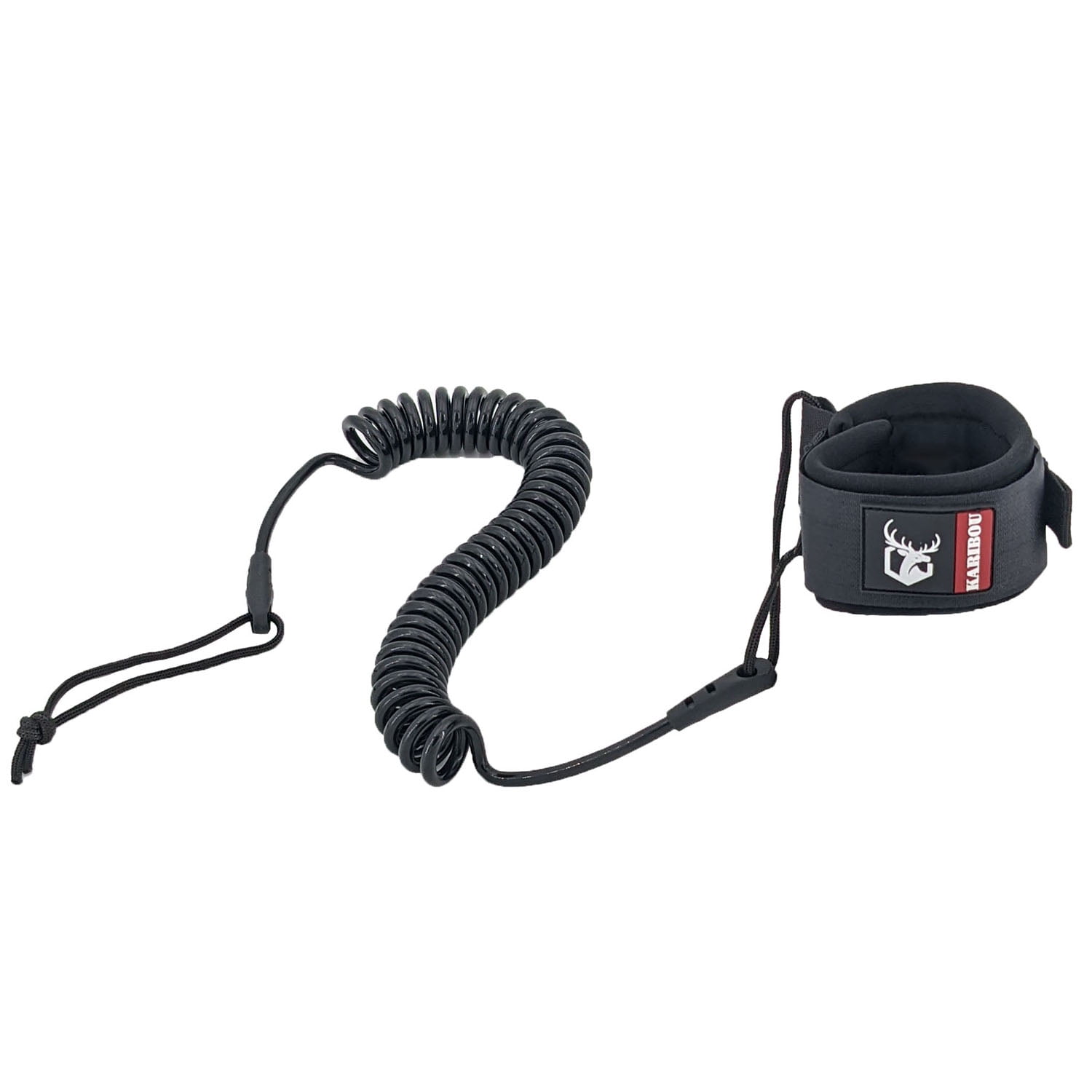 Karibou Coiled SUP Leash - Black