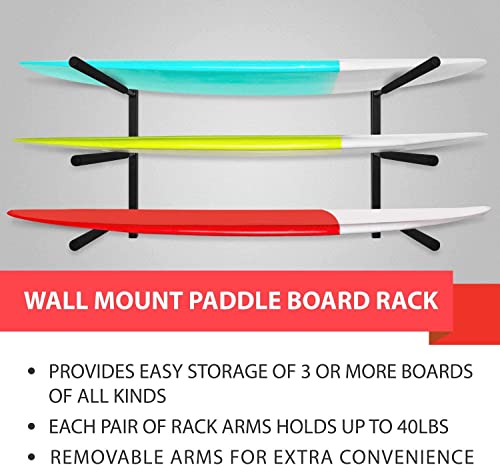 Heavy Duty Steel Wall Mount Paddleboard Racks