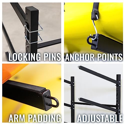 Triangle Kayak Storage Rack for Paddleboards, SUP, and Surfboards