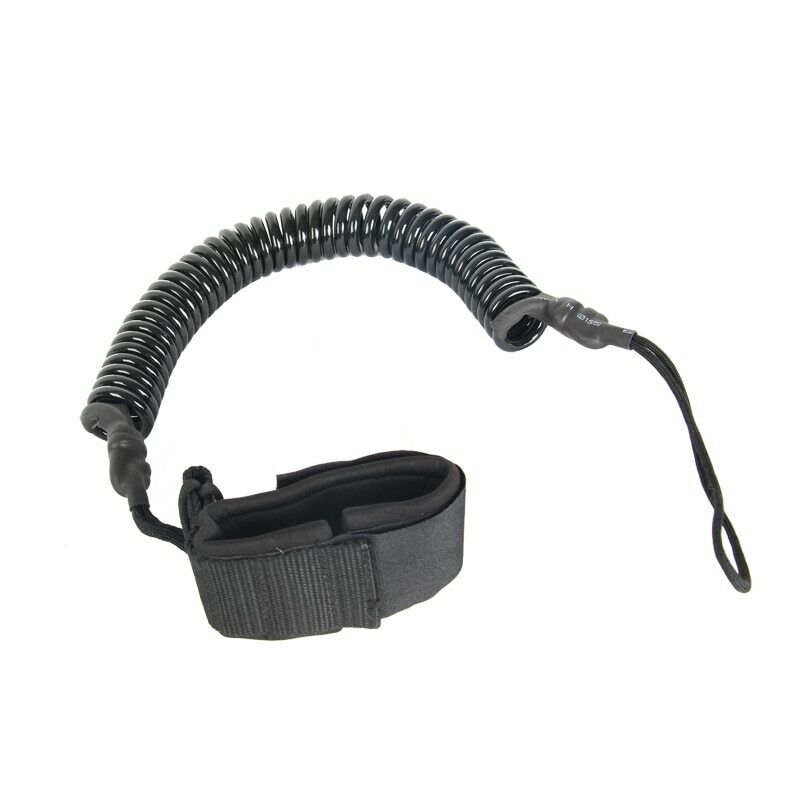 Paddleboard Leash - 10ft Coiled Leg Rope with Ankle Cuff