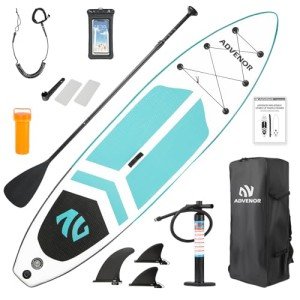 ADVENOR 11'x33 x6 Extra Wide Inflatable Paddleboard Kit