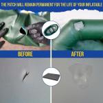 AquaPro Liquid Patch Waterproof Repair Kit for PVC Inflatable Boats, Rafts, ISUPs, Paddle Boards, Above Ground Pools, Hot Tubs, and Underwater Gear (Sealer +Cord)