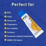 AquaPro Liquid Patch Waterproof Repair Kit for PVC Inflatable Boats, Rafts, ISUPs, Paddle Boards, Above Ground Pools, Hot Tubs, and Underwater Gear (Sealer +Cord)