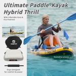 iTAOSTAR W02B 33" Inflatable Paddle Board with Seat, More Fun Inflatable Paddleboard with 5 Fins for Better Balance, Stand Up Paddle Board with Premium SUP Accessories for Adults of All Skill Levels