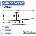 StoreYourBoard Paddleboard & Surfboard Ceiling Rack – Adjustable SUP Rack for Garage Ceiling Storage, Heavy-Duty Paddle Board Rack Holds 150 lbs, Surfboard Ceiling Mount for Home & Garage