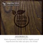 MyGift Freestanding Vertical Surfboard Storage Rack, Beach House Style Burnt Wood and Black Metal Wakeboard SUP Paddleboard Storage Stand - Holds up to 4 Boards