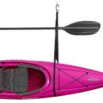 Single Kayak Rack - 55lb Capacity Wall or Ceiling Storage Straps for Surfboards, Paddleboards, SUP, or Canoe - Adjustable Kayak Hanger by RAD Sportz