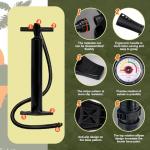 FunWater SUP Inflatable Stand Up Paddle Board Ultra-Light Inflatable Paddleboard with Accessories, Fin, Adjustable Paddle, Pump, Backpack, Leash