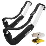 Best Marine and Outdoors Kayak Storage Rack, 2 Premium Wall Mount Racks, Kayaks & SUP Paddle Boards, 125lb Weight Capacity Garage Hanger, Indoor Outdoor Paddleboard Holder & Kayaking Accessories