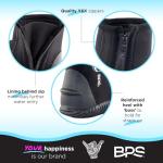 BPS Neoprene 3mm Dive Boots with Easy on and Easy Off Design - Boots for Water Sports Canoying Swim Fins Watersports Rafting SUP Kayaking Surfing - for Men and Women (Size 12)