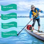 Anfyko 9" Paddle Board Fin Repalcement Universal, Nylon Fiberglass Reinforced, No-Tool Installation, Single Center Fin for Most Inflatable SUPs, Surfboard, Stand-up Paddleboard, Longboard - (1PCS)