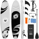 SereneLife Inflatable Stand Up Paddle Board (6 Inches Thick) with Premium SUP Accessories & Carry Bag | Wide Stance, Bottom Fin for Paddling, Surf Control, Non-Slip Deck | Youth & Adult Standing Boat