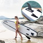 Anfyko 9" Paddle Board Fin Repalcement Universal, Nylon Fiberglass Reinforced, No-Tool Installation, Single Center Fin for Most Inflatable SUPs, Surfboard, Stand-up Paddleboard, Longboard - (1PCS)