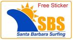 Santa Barbara Surfing SBS - Leash String Cord for Surfboard, Longboard and SUP - 4 Pack (Black)