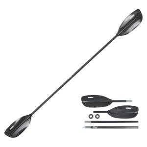 Sea Eagle AB50 8' 4 Part Double Ended Kayak and SUP Paddle with Carbon-Fiberglass Shaft and Asymmetrical Spoon Blades