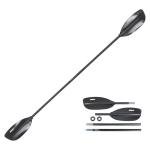 Sea Eagle AB50 8' 4 Part Double Ended Kayak and SUP Paddle with Carbon-Fiberglass Shaft and Asymmetrical Spoon Blades