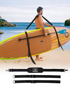 OCEANBROAD SUP Kayak Carry Strap Adjustable Shoulder Strap with Clips, New Version for Paddle Board Canoe Surfboard, Paddleboard Paddle Board Accessories