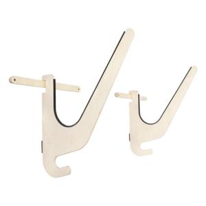 Grassracks Birch Wood Paddleboard Rack - 1 SUP or Longboard Surfboard Paddle Board Wall Mount O'ahu South Chester (1 Board, Baltic Birch)