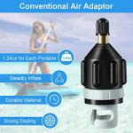 2Pcs Inflatable Boat SUP Pump Adapter, Premium Conventional Air Adapter, Sturdy SUP Air Adapter,Quickly Inflation and Strong Sealing SUP Pump Adapter, for Inflatable Boat, Paddleboard and Kayak.
