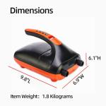 Tuomico 20PSI High Pressure SUP Electric Air Pump,Dual Stage Inflation Paddle Board Pump for Inflatable Stand Up Paddle Boards, Boats,Kayak,12V DC Car Connector