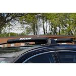 DORSAL Aero Roof Rack Pads for Factory and Wide Crossbars - Pack of 2 for Surfboards Kayaks Sups Snowboards Polyester 28" Inch Thule Yakima Style (Wide) Black