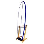 Birch Wood Freestanding Vertical Paddleboard Rack for 1 SUP or Surfboard - Grassracks (1 Board, Birch)