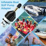 2Pcs Inflatable Boat SUP Pump Adapter, Premium Conventional Air Adapter, Sturdy SUP Air Adapter,Quickly Inflation and Strong Sealing SUP Pump Adapter, for Inflatable Boat, Paddleboard and Kayak.