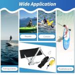 weyleity Kayak Anchor 3.5lbs/1.5kg Folding Anchor | Folding Grapnel Anchor with 12meters/39.37feet*6mm Rope Boat Anchor for Fishing Kayaks SUP Paddle Boards Canoes Jet Ski PWC Inflatable Small Boats