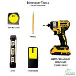 Grassracks Birch Wood Paddleboard Rack - 1 SUP or Longboard Surfboard Paddle Board Wall Mount O'ahu South Chester (1 Board, Baltic Birch)