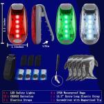 4Pack Kayak Lights with IPX8 Fish-shaped Waterproof Bag, Battery Operated Navigation Lights for Night Kayaking, Clip on for Paddle board, Pontoon Boat, Dinghy, Canoe, Jetski, Kayak Accessories-Amzonly