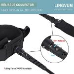 LINGVUM Coiled SUP Leash Premium Stand Up Paddle Board Leg Rope Wrist Strap Surfboard Leash for Paddleboard, Shortboard, Longboard