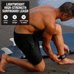 Ho Stevie! Premium Surf Leash - No Tangles, No Lost Surfboard - Hi-Strength Lightweight 1/4" Cord - Feels Like Surfing Leashless - 6/7/8/9 Feet