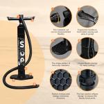 FunWater SUP Inflatable Stand Up Paddle Board 10'x31''x6'' Ultra-Light Inflatable Paddleboard with ISUP Accessories,Fins,Adjustable Paddle, Pump,Backpack, Leash, Waterproof Phone Bag,Kayak Seat