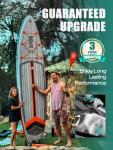 Niphean (Extra Large) Inflatable Paddle Board, SUP for 2+1 People/Family 500lbs Capacity Stand Up Paddle Board with SUP Accessories, StabilTrac Fin Non-Slip Paddleboard for Adults(Beginner Friendly)