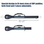 Abahub Premium SUP Paddle Bag for 2 Piece Adjustable Stand Up Paddles Fixed Carbon Paddle