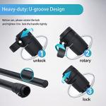 MoiShow SUP Paddle Board Paddle - Adjustable Paddleboard Paddle Oar 4-Piece Floating Aluminum SUP Kayak Paddle