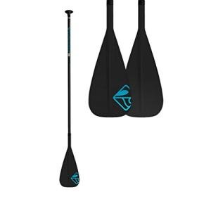 Boardworks FGR 2 Piece SUP Stand Up Paddle Board Paddle | 89 Sq. In. Carbon Fiber Blade |Adjustable Carbon Fiber Shaft | 70 - 80 Inches