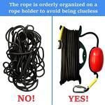 Ojomow Anchor Kit for Kayak and Jet Ski, 3.5lb Boat Anchor with 50FT Rope and Stainless Steel Chain for Kayak, Canoe, Fishing, Paddle Board, PWC, and SUP Accessories