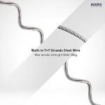 Booms Fishing T02 Fishing Pole Tether, Kayak Paddle Leash, Paddle Board Fishing Accessories, Heavy Duty Fishing Lanyard for Fishing Tools/Rods/Paddles, Assorted 3pcs