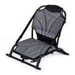 Kayak Seats with Back Support, Aluminum Alloy Folding Kayak Seat, Breathable Textile Mesh Fabric Material, Adjustable Universal Paddle Board Seat for Fishing, Inflatable Kayaks, Sup, Canoe
