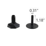 T Tulead Surfboard Plugs Fin Screw Sup Leash Plug Paddleboard Fin Plug 2.76"x1.57" Set of 2
