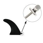 HEYTUR No Tool Stainless Steel Fin Screw for Longboard and SUP 3 Pack
