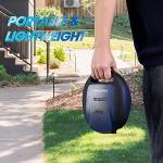 Polotrag Paddle Board Pump, SUP Electric Pump, Professional 20 PSI Portable Air Compressor with Auto-Off, Deflation Function and 12V Car DC Air Pump for Inflatables, Kayaks and Boats