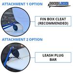 DocksLocks Complete SUP & Surf Security System – Marine Grade Anti-Theft Kit with Patented Jaws Lock, 10ft Coiled Cable Lock & Fin Box Cleat for Paddleboard & Surfboard Protection