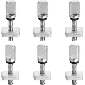 6 Pieces Surfing Accessories No Tool Stainless Steel Fin Screw Thumb Fin Screw for Men Women Surfboard Surf Longboard Paddleboard and SUP