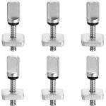 6 Pieces Surfing Accessories No Tool Stainless Steel Fin Screw Thumb Fin Screw for Men Women Surfboard Surf Longboard Paddleboard and SUP