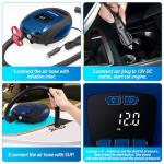 Polotrag Paddle Board Pump, SUP Electric Pump, Professional 20 PSI Portable Air Compressor with Auto-Off, Deflation Function and 12V Car DC Air Pump for Inflatables, Kayaks and Boats