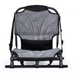 Kayak Seats with Back Support, Aluminum Alloy Folding Kayak Seat, Breathable Textile Mesh Fabric Material, Adjustable Universal Paddle Board Seat for Fishing, Inflatable Kayaks, Sup, Canoe