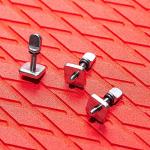 HEYTUR No Tool Stainless Steel Fin Screw for Longboard and SUP 3 Pack