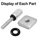6 Pieces Surfing Accessories No Tool Stainless Steel Fin Screw Thumb Fin Screw for Men Women Surfboard Surf Longboard Paddleboard and SUP